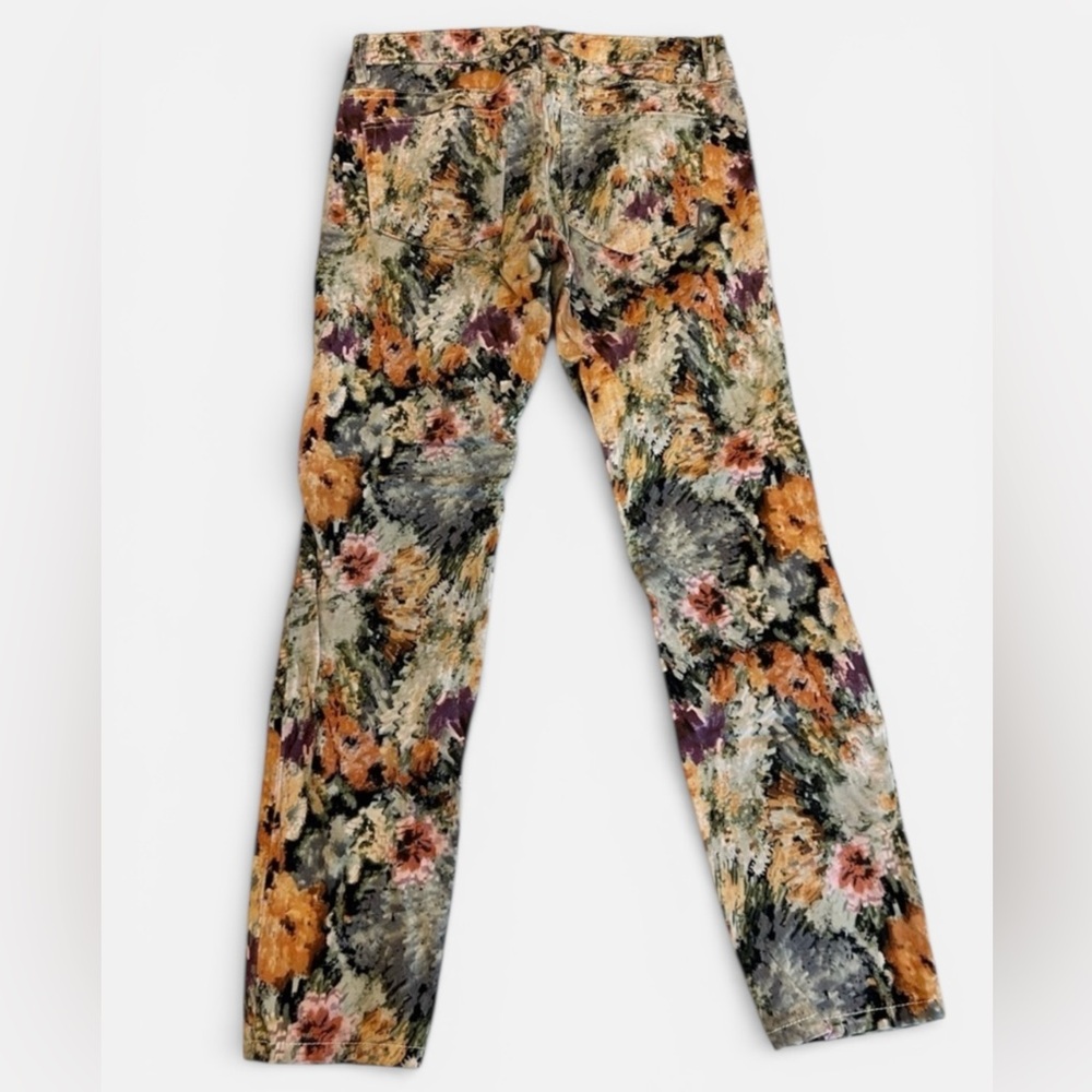 Philosophy Republic Clothing Skinny jeans Pants brush geo Floral Design Sz 2 - Picture 2 of 6